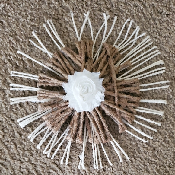 Set of 4 Wall Decor Handmade with Jute - Picture 4 of 8